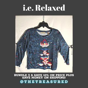 I.E.RELAXED X-LARGE ASIAN INSPIRED NWT